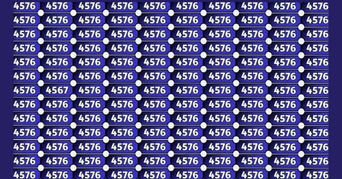 Find the Hidden Odd Number in this Challenging Optical Illusion