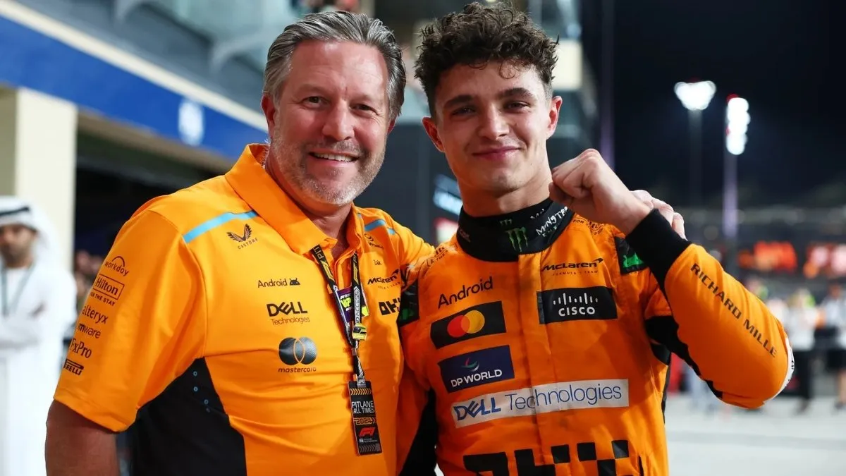 F1 Standings 2025: McLaren Clinch Title, Russell Wins SG (Credits: SB Nation)