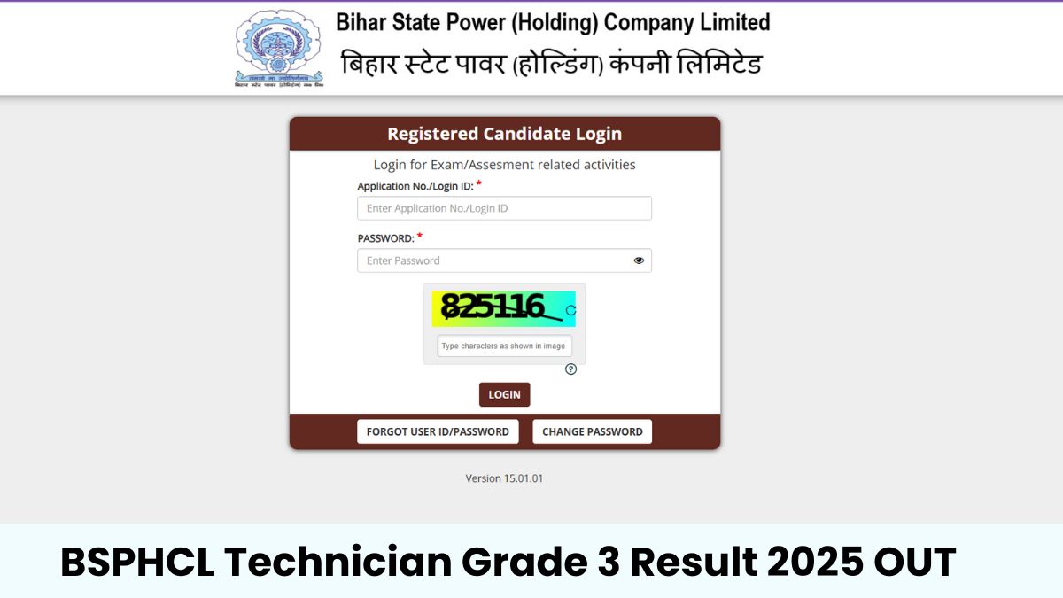 BSPHCL Technician Grade 3 Result 2025 OUT: बीएसएचसीएल तकनीशियन ग्रेड 3 परिणाम bsphcl.co.in पर जारी, ये रहा Direct Link