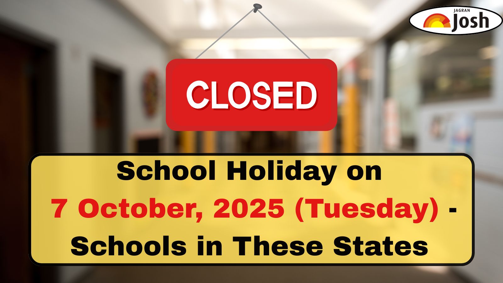 School Holiday on 7 October 2025 (Tuesday) - Schools Closed in THESE States Due to Rain and Regional Festivals