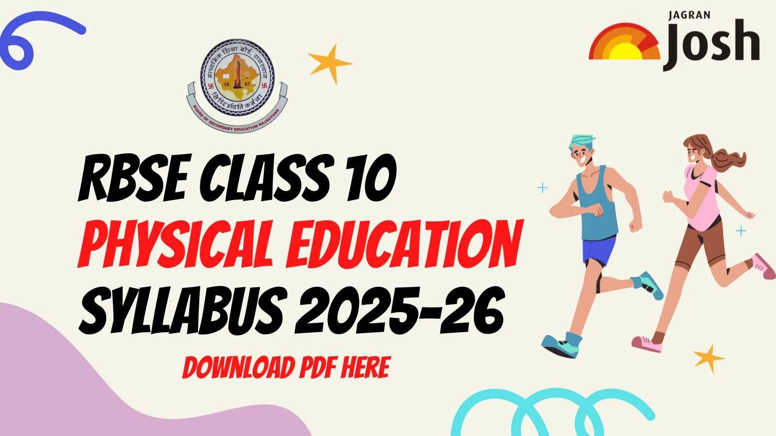 RBSE Class 10 Physical Education Syllabus 2025-26