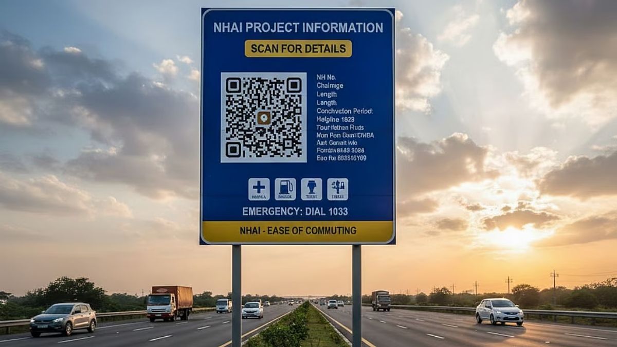 NHAI’s New QR Code Boards: What does it Contain? Check Here