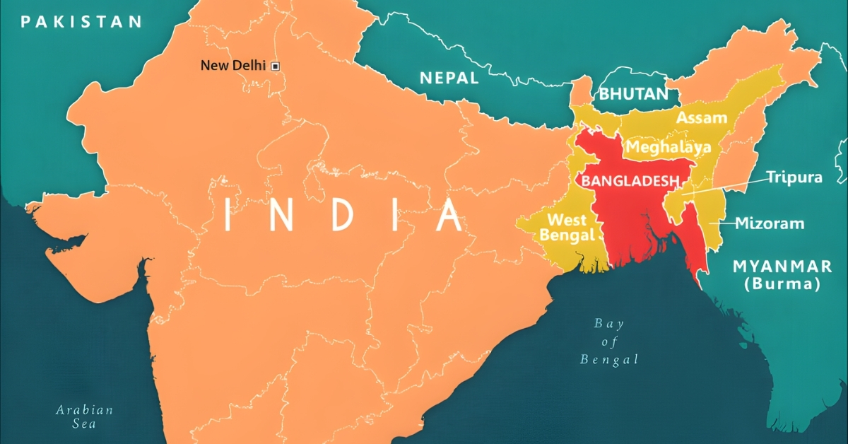 How Many Indian States Share Their Border with Bangladesh?
