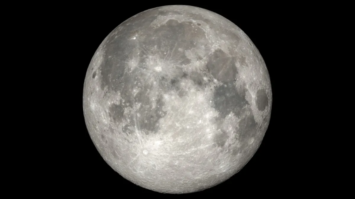 Today's Full Moon Picture by NASA's daily moon guide.