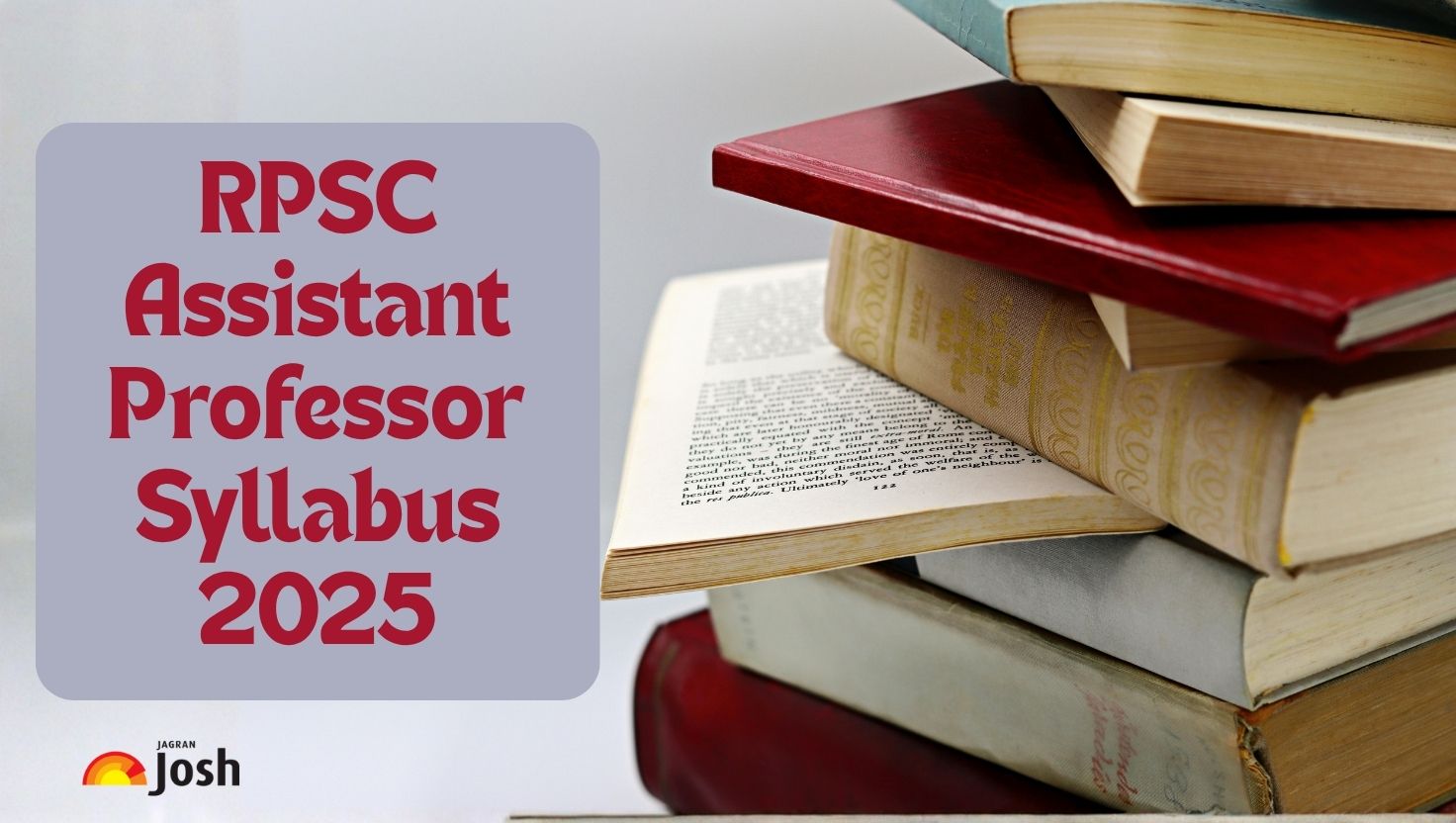RPSC Assistant Professor Syllabus 2025 & Exam Pattern: Download PDF & Check Subject-Wise Topics