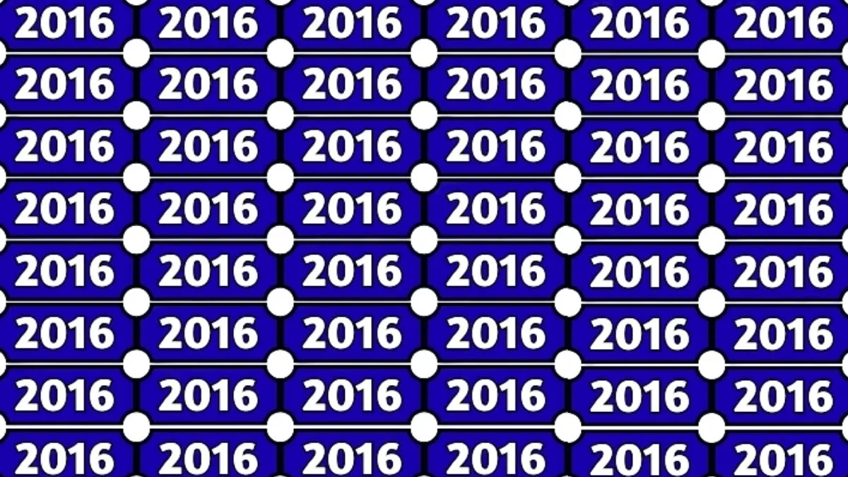 Find Out the Hidden “2106” Odd Number in Seas of “2016” Repeating Brain Teaser Series