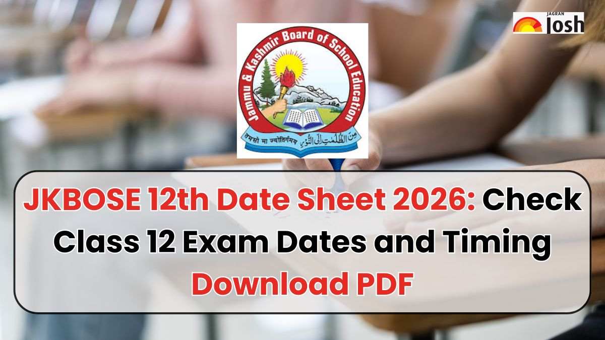 JKBOSE 12th Exam Date Sheet 2026: Download Class 12 Exam Time Table PDF and Check Exam Timings
