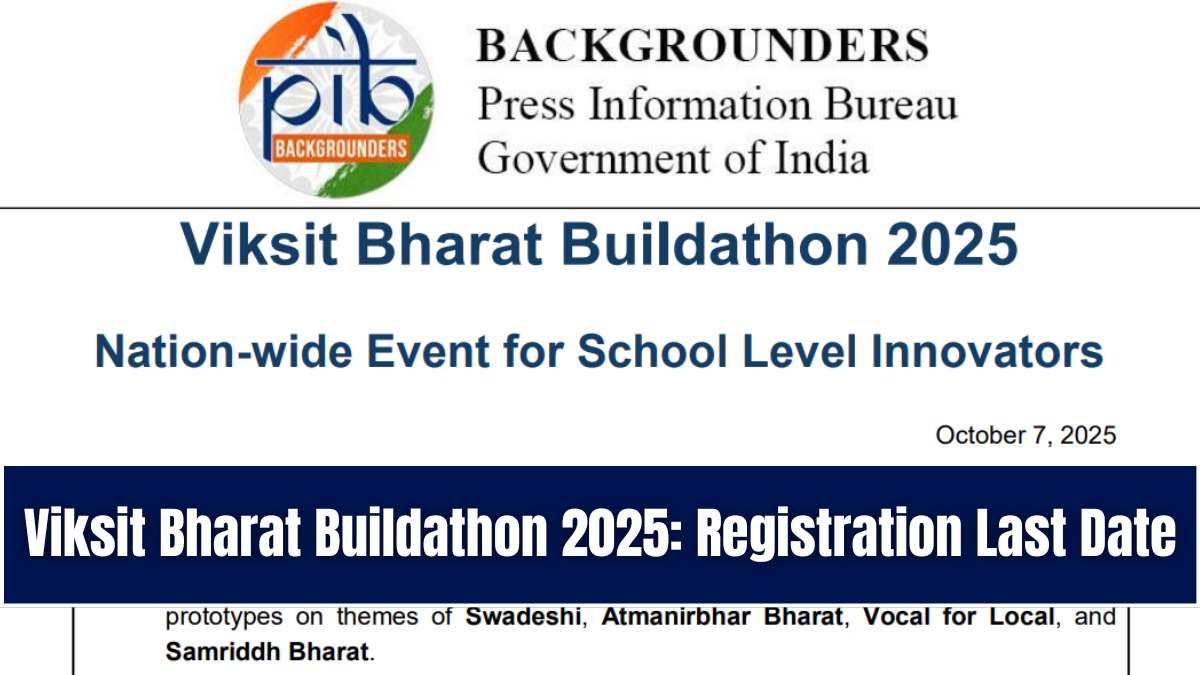 Viksit Bharat Buildathon 2025: Know All About India's Largest School Hackathon for Class 6 to 12 Students