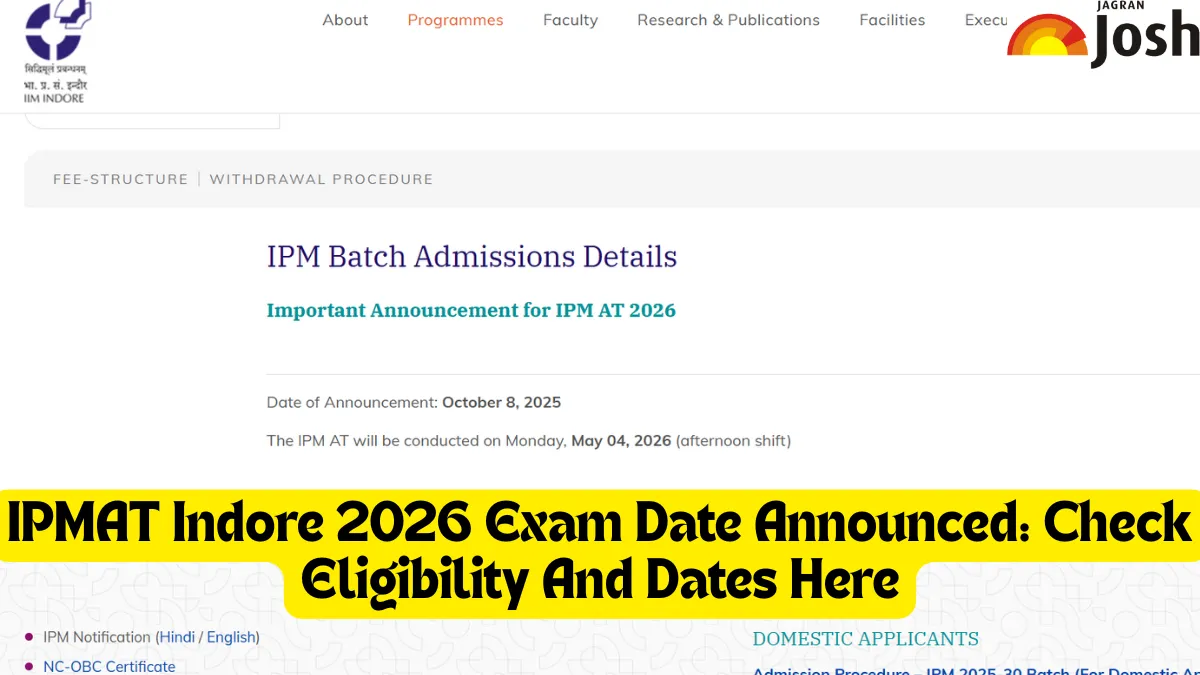 IPMAT Indore 2026 Exam Date