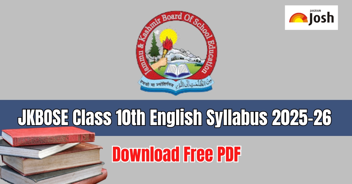 JKBOSE Class 10th English Syllabus 2025-26: Download PDF For Free