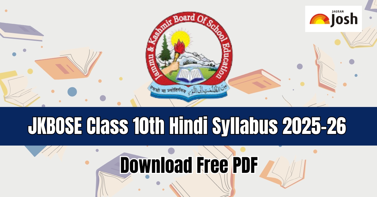 JKBOSE Class 10th Hindi Syllabus 2025-26: Download PDF For Free