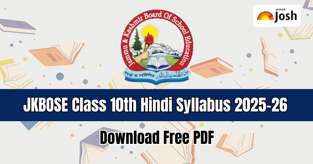 JKBOSE Class 10th Hindi Syllabus 2025-26