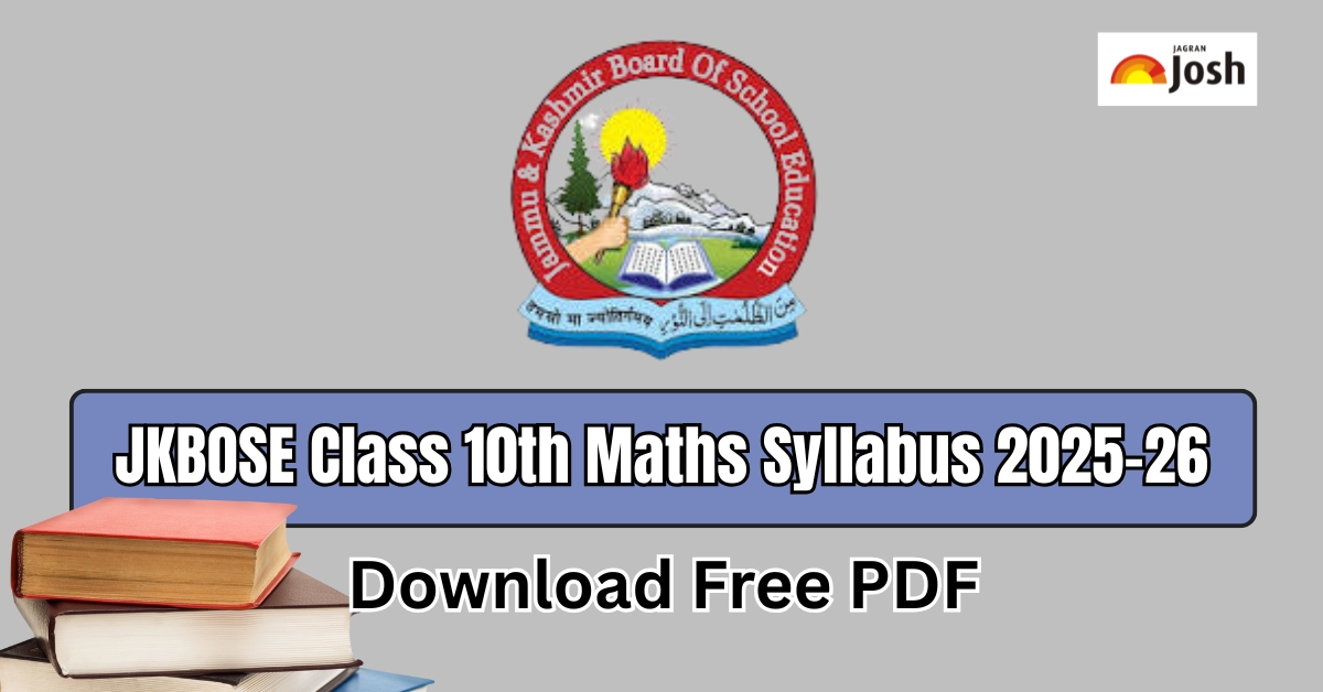 JKBOSE Class 10th Maths Syllabus 2025-26: Download PDF For Free
