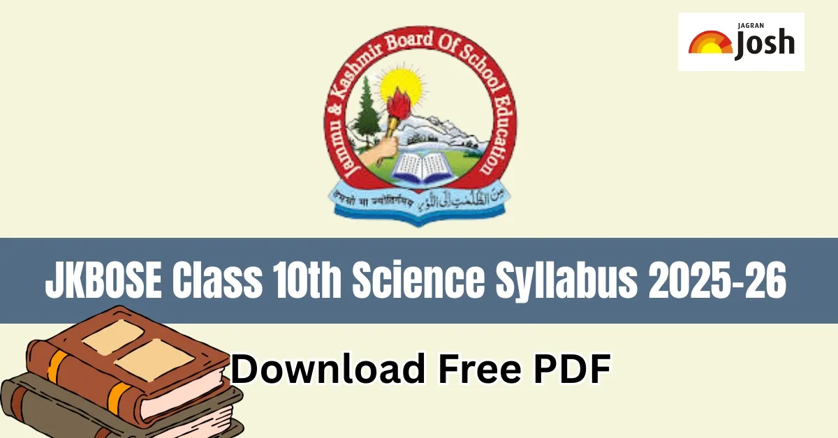 JKBOSE Class 10th Science Syllabus 2025-26