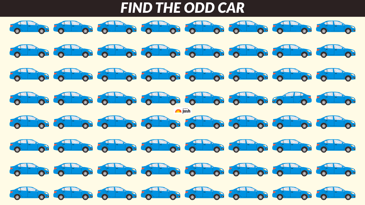 Only 1% with 20/20 Vision can spot the Odd Car in 4 Seconds!