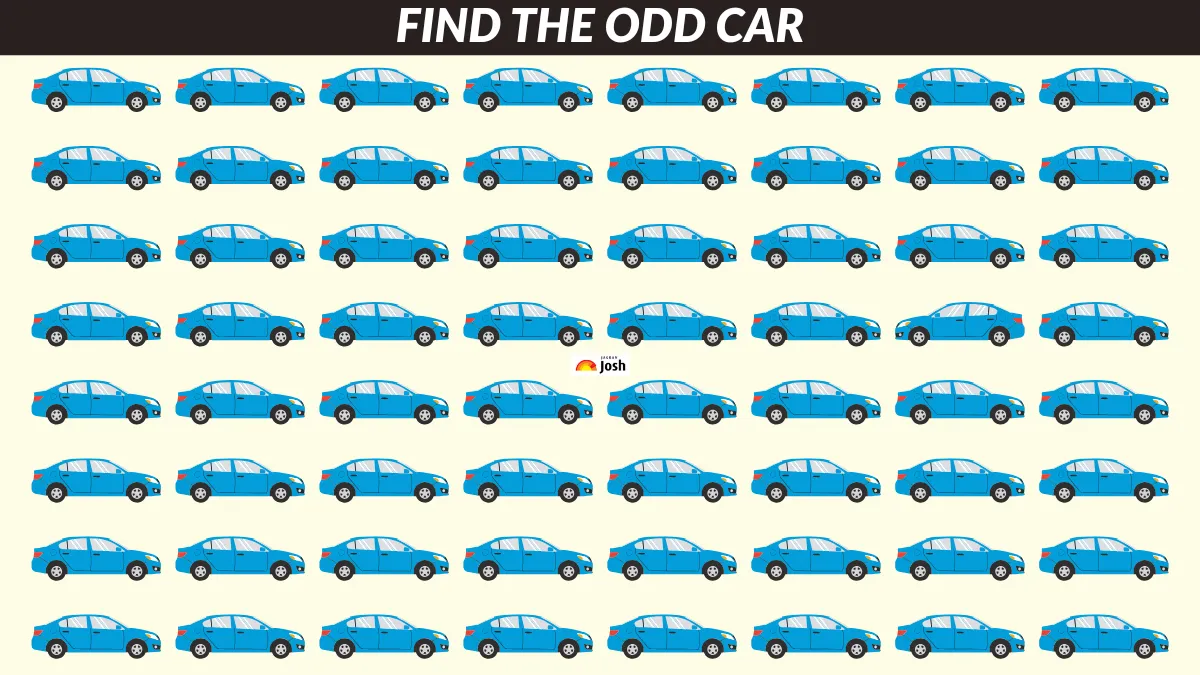 Find the odd car in 4 seconds