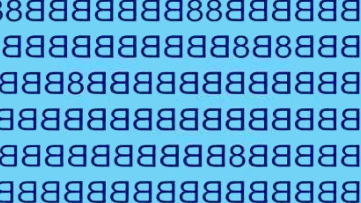 Spot the “8s” Among the Inverted “B”s in this Viral Alphabetical Brain-Confusing Repeating Unintelligible Series