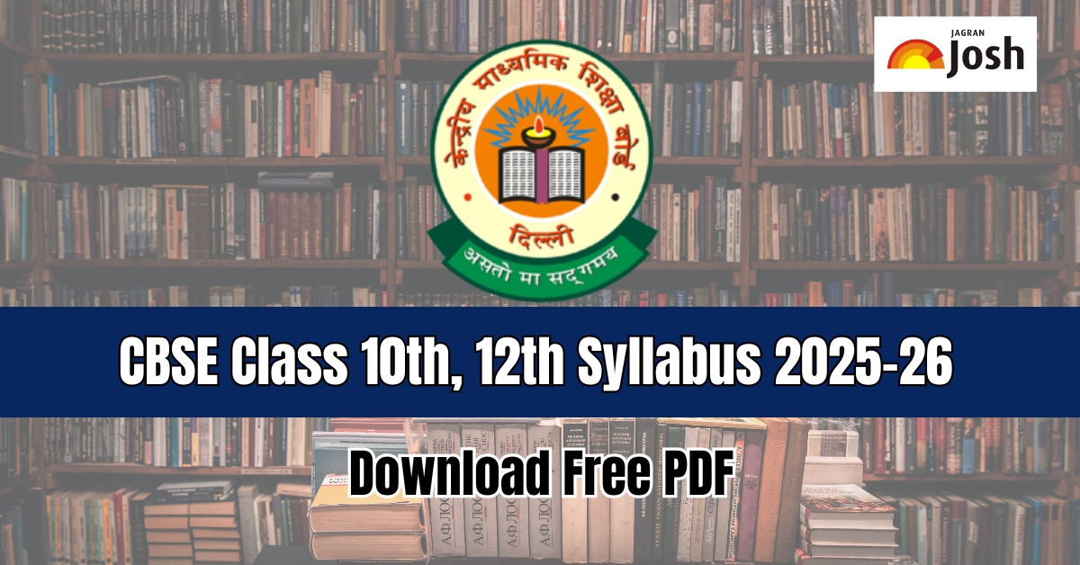 CBSE Board Syllabus 2025-26 Released: Download Latest Subject-Wise PDFs For FREE
