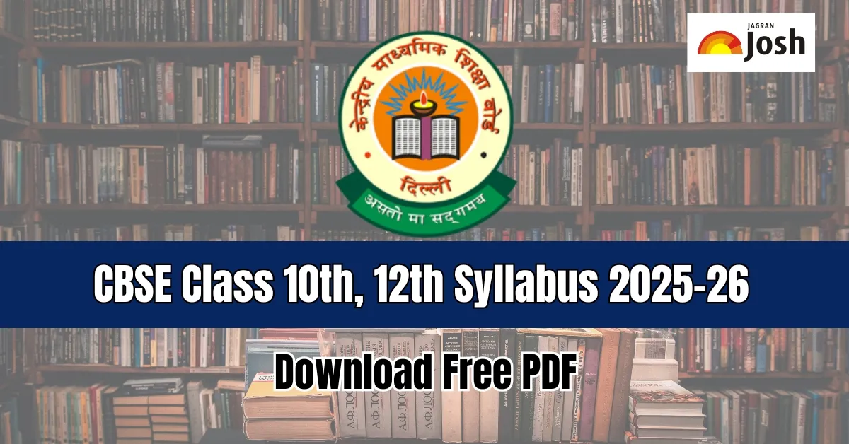 CBSE Class 10th, 12th Syllabus 2025-26