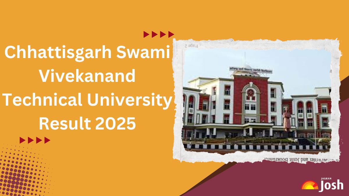 CSVTU Result 2025 OUT at csvtu.ac.in, Download UG and PG Marksheet PDF