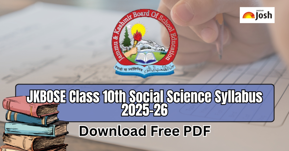 JKBOSE Class 10th Social Science Syllabus 2025-26: Download PDF For Free