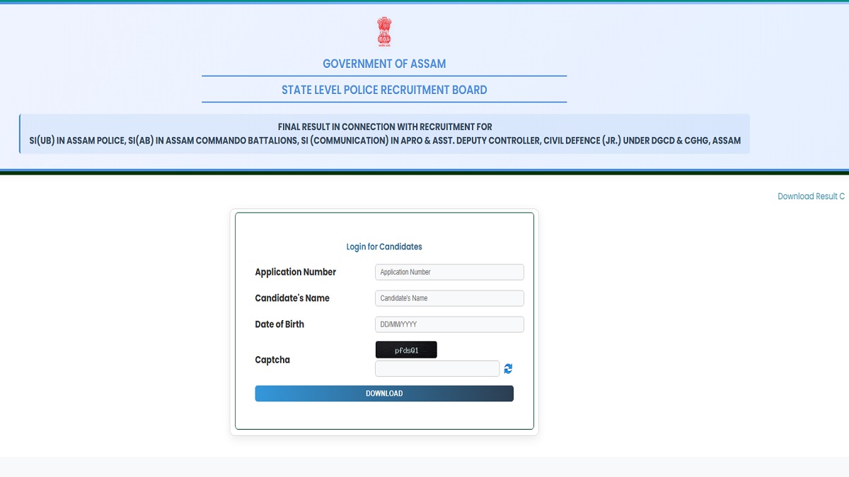 SLPRB Assam Police Final Result 2025 Out at slprbassam.in, Check Constables, SI and other Posts Merit List - Link Here Soon