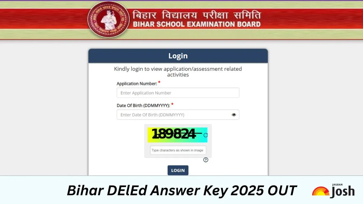 Bihar DElEd Answer Key 2025
