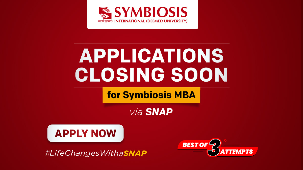 SNAP 2025- Three Chances to Your Dream MBA at Symbiosis