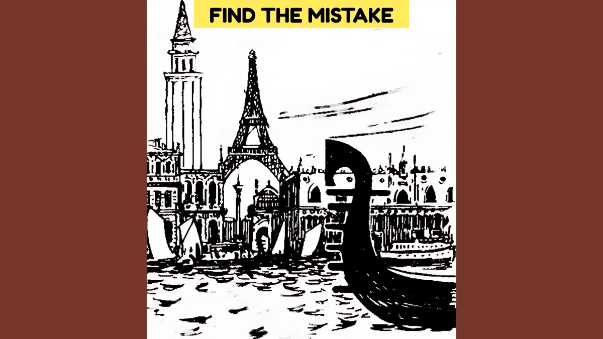 IQ Test: Only a puzzle champion can spot the mistake in 5 seconds!