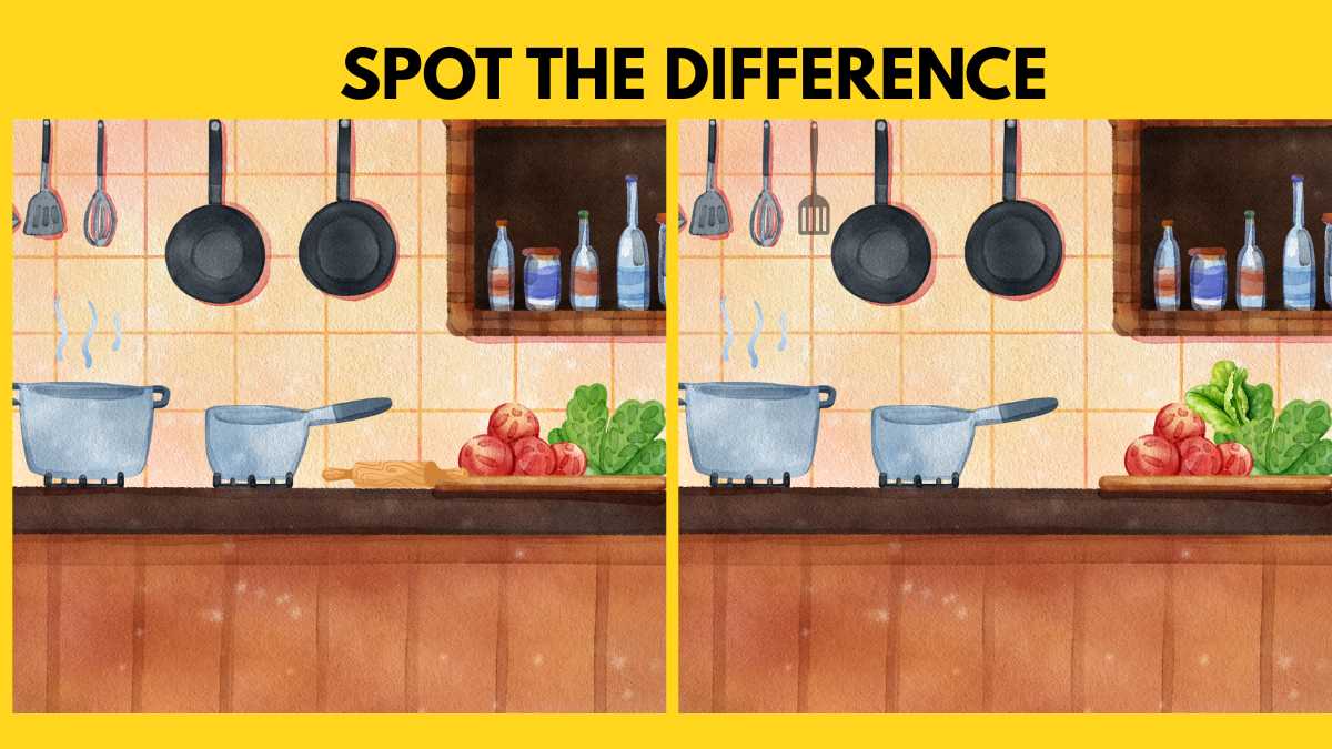 This Kitchen Has 3 Sneaky Differences! Can Your Eyes Catch Them All in Just 10 Seconds?