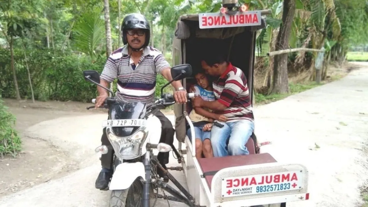 Who is the Bike Ambulance Dada of India? (Image Source- The Better India)