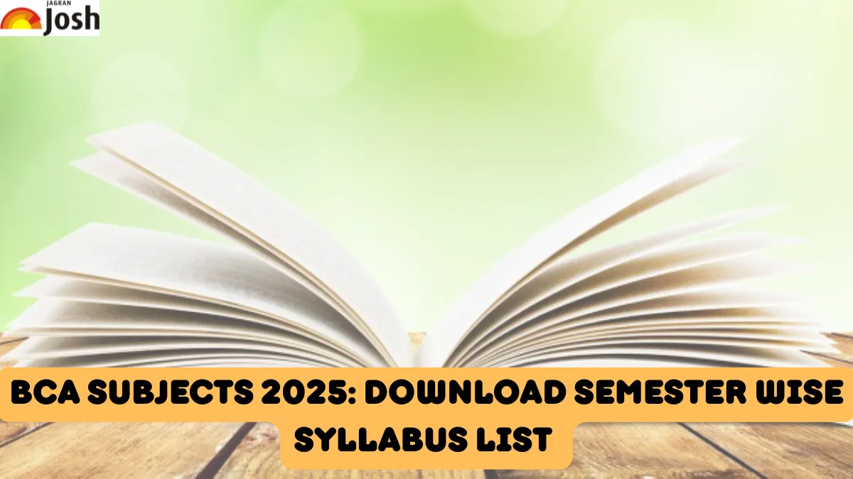 BCA Subjects 2025