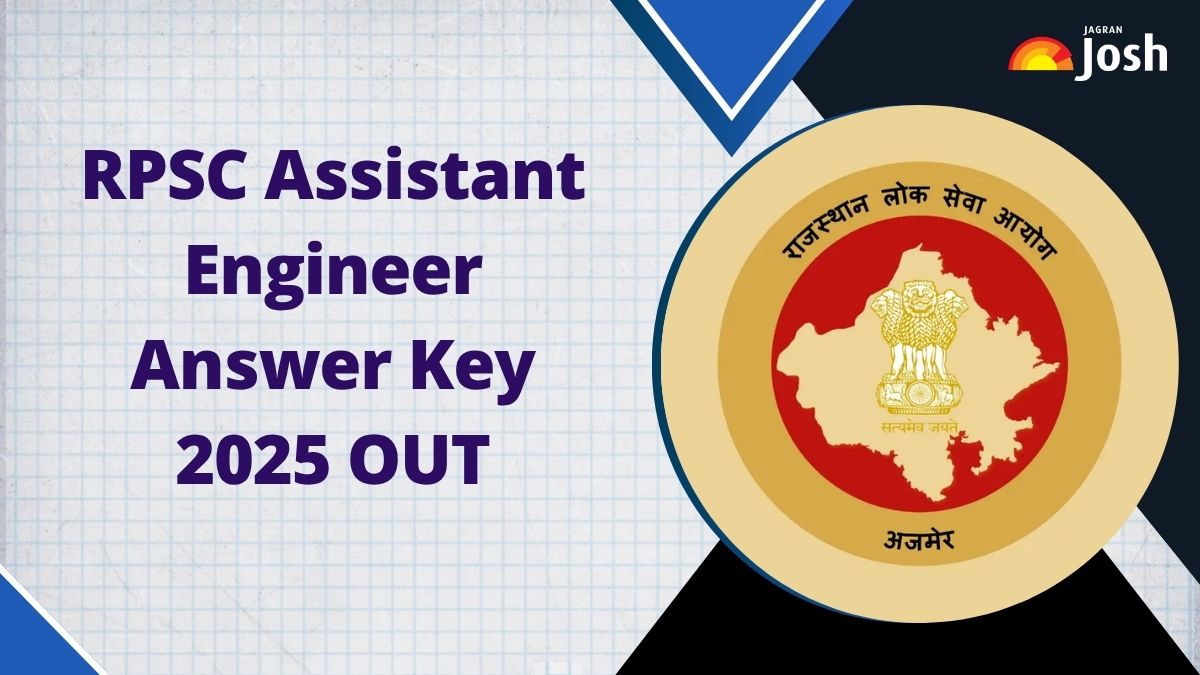 RPSC Assistant Engineer Answer Key 2025 OUT: आरपीएससी असिस्टेंट इंजीनियर परीक्षा की उत्तर कुंजी जारी, अभी डाउनलोड करें PDF