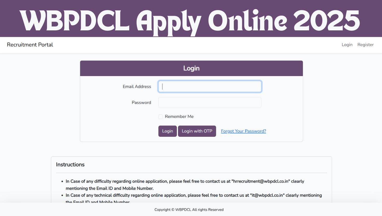 WBPDCL Recruitment 2025 Apply Online Last Date Today for 793 Vacancies - Link Active at wbpdcl.co.in