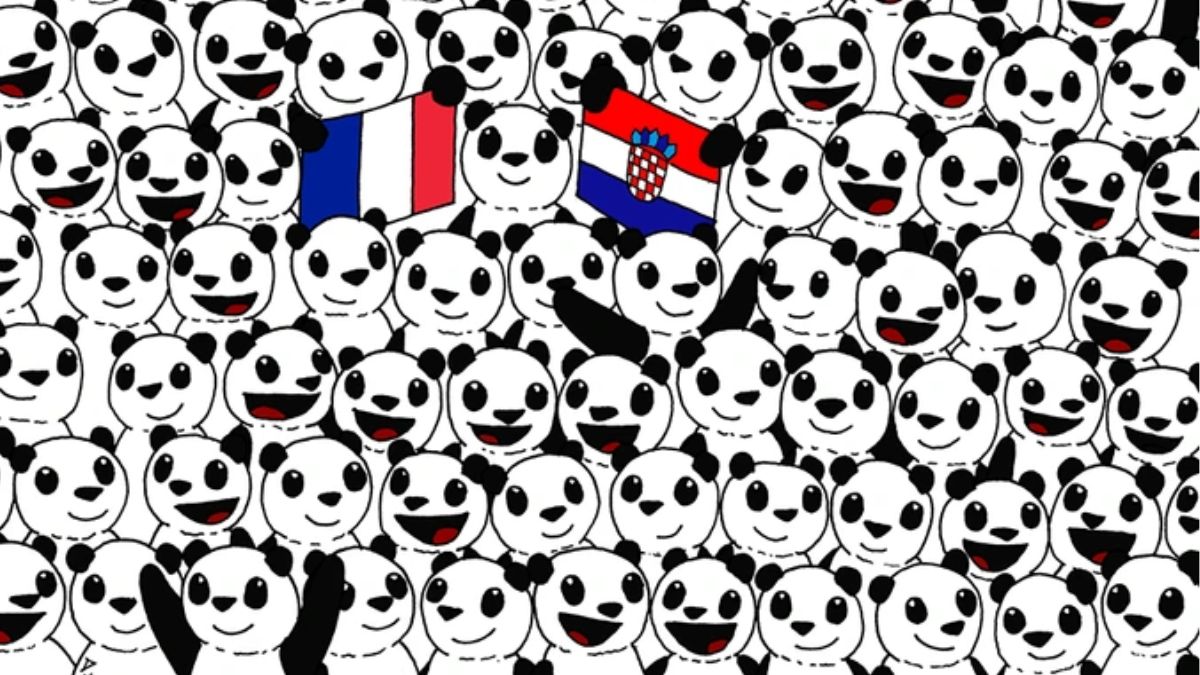 If You Possess IQ Higher Than 220 And Eyes Sharper Than A Hawk, Spot The Football Hidden Among Pandas In 12 Seconds!