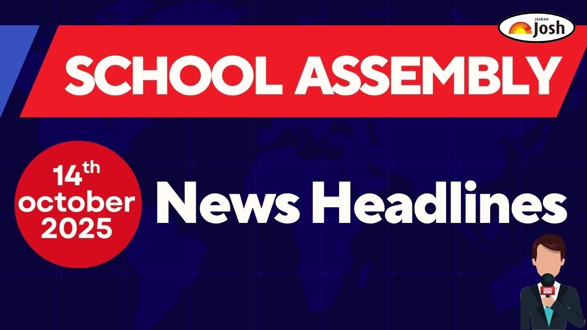 Today’s School Assembly Headlines (14th October 2025): India to build homes for 14,000 Tamils, and Other News in English