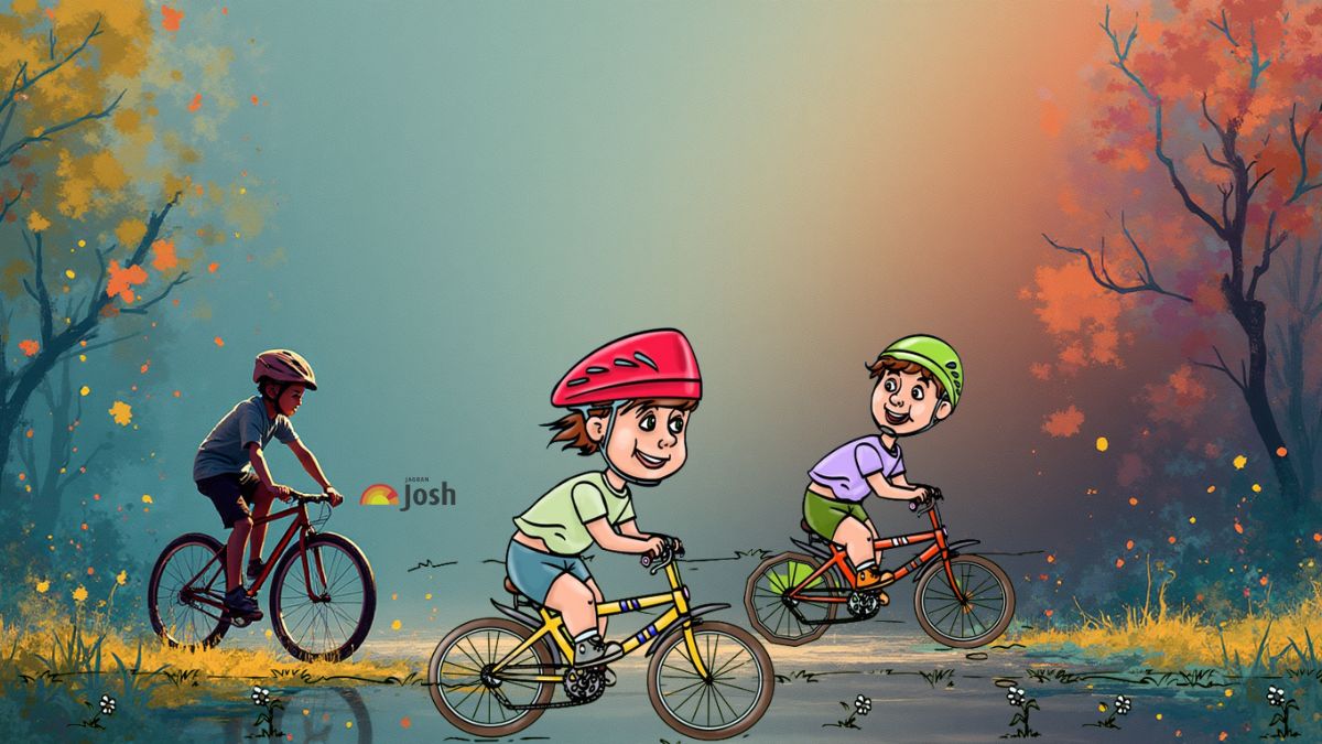 You are a Brain Teaser Champion If you can spot the Error in Children Riding Bicycles in 13 Seconds!