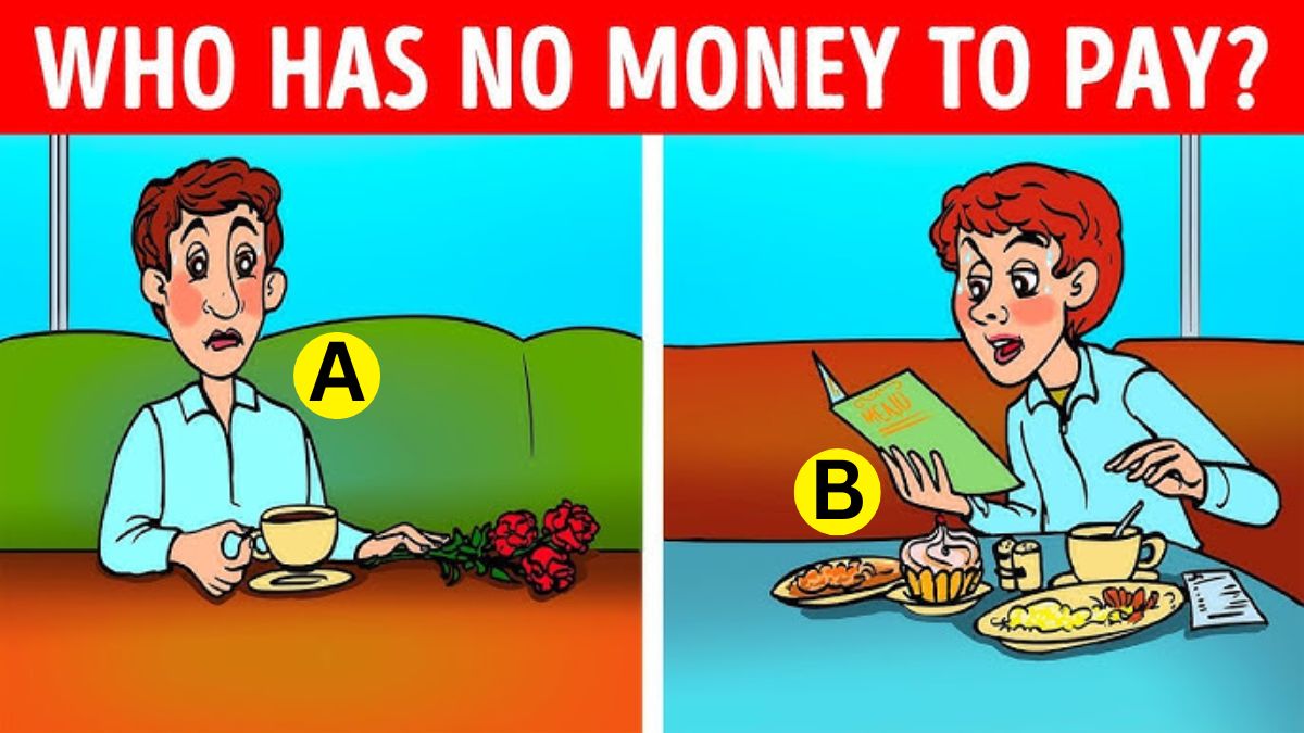 Is Your Observation Sharper Than An FBI Agent? Spot Who Has No Money To Pay In 15 Seconds!
