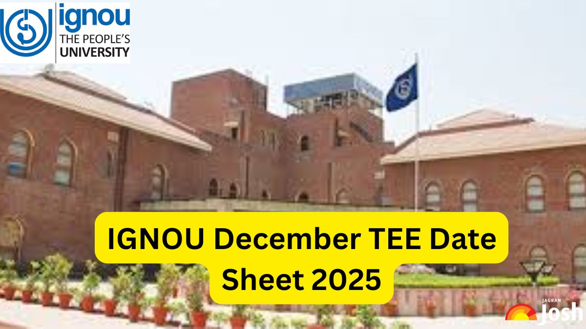 IGNOU December TEE Date Sheet 2025 Out at ignou.ac.in; Download Tentative Term End Exam Schedule PDF