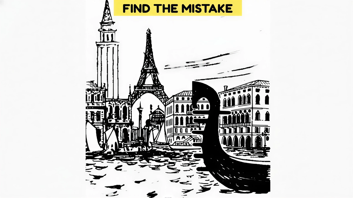 IQ Test: Only a Puzzle Champion Can Spot the Mistake In 5 Seconds!
