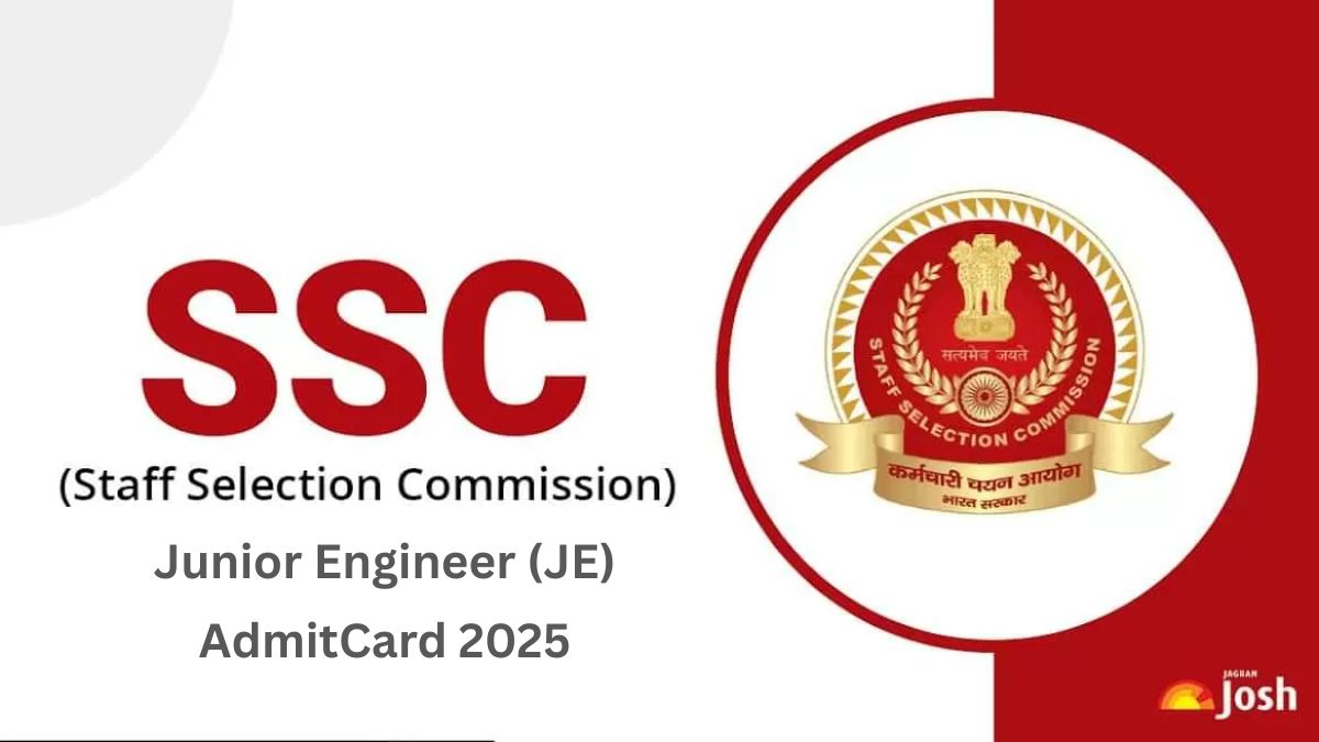 SSC JE Admit Card 2025:  एसएससी जेई एडमिट कार्ड कब आएगा?, चेक करें लेटेस्ट अपडेट