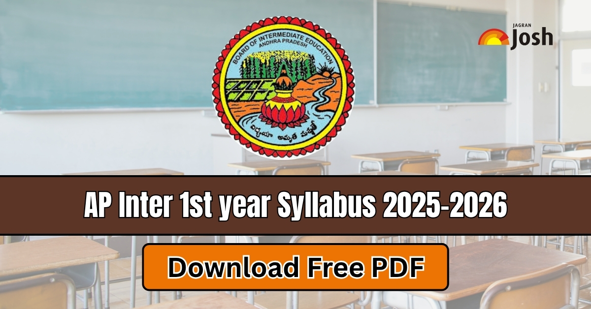 AP Inter 1st Year Syllabus 2025-2026: Download Subject-wise Syllabus PDF