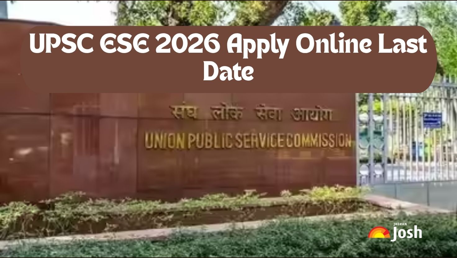 UPSC Engineering Services Apply Online 2026 Ends Tomorrow, Apply Now for 474 Post at upsc.gov.in