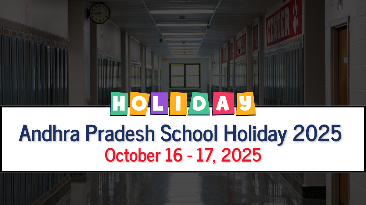 AP School Holiday: Andhra Pradesh School Closed For Two Days Ahead of PM’s Visit