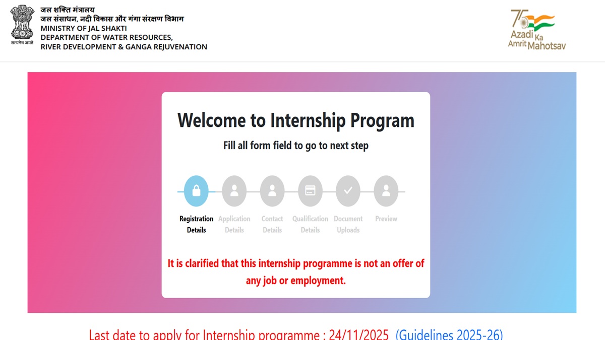 Ministry of Jal Shakti Offers Internship for UG, PG PhD Students in Mass Communication, Check Details Here