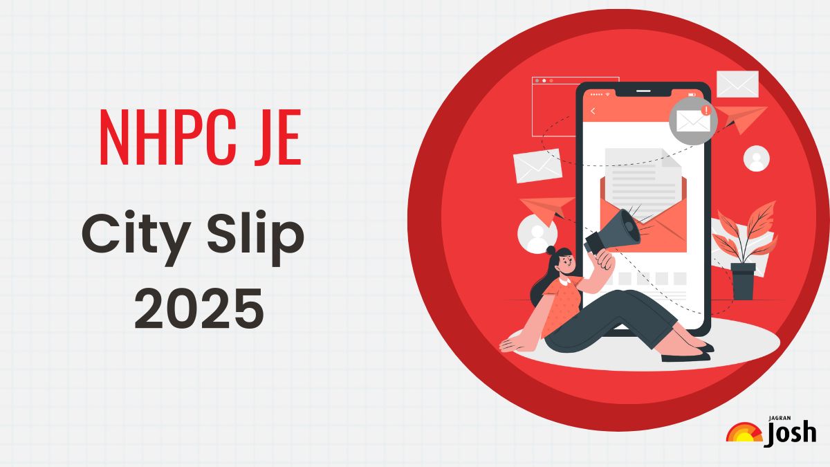 NHPC JE Exam City Intimation Slip 2025 Released at nhpcindia.com, Check Exam City Center PDF - Admit Card Soon