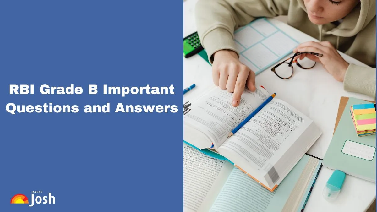 RBI Grade B Important Questions and Answers