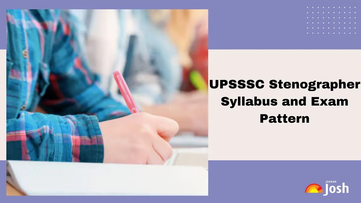 UPSSSC Stenographer Syllabus PDF Download