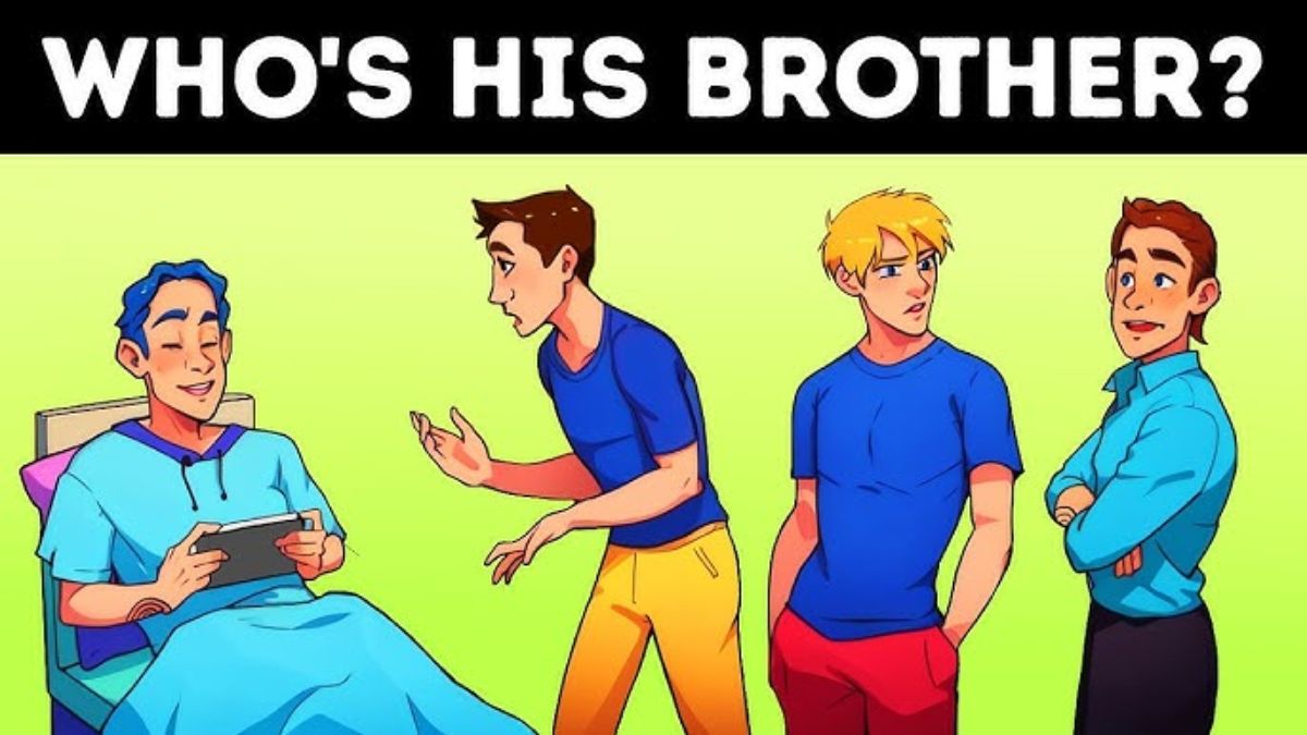 This Brain Teaser Will Reveal How You Handle Decision-Making! Spot Who Is His Brother In 12 Seconds!