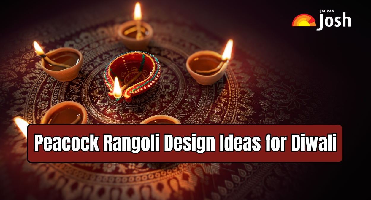 Peacock Rangoli Design Ideas for Diwali​ (2025) for Students and Children